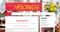 Desktop Screenshot of cafe-naschwerk.de